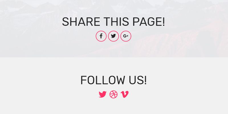 How to build a web page with social media buttons?